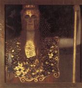 Gustav Klimt Pallas Athena oil